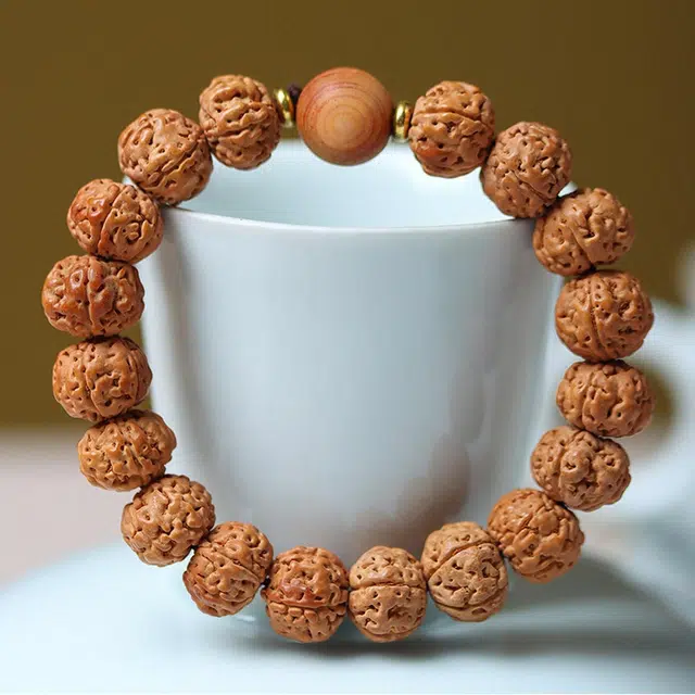 【纳福 好运连绵】 琢玉居 转运珠 新中式国风设计 单圈文玩盘玩 绕指柔 上岸 金刚菩提 手串 男女同款情侣款