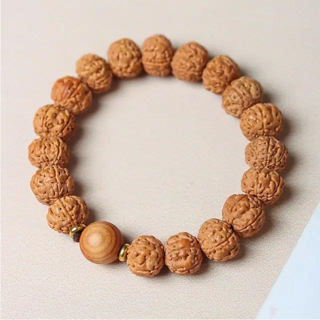 【纳福 好运连绵】 琢玉居 转运珠 新中式国风设计 单圈文玩盘玩 绕指柔 上岸 金刚菩提 手串 男女同款情侣款