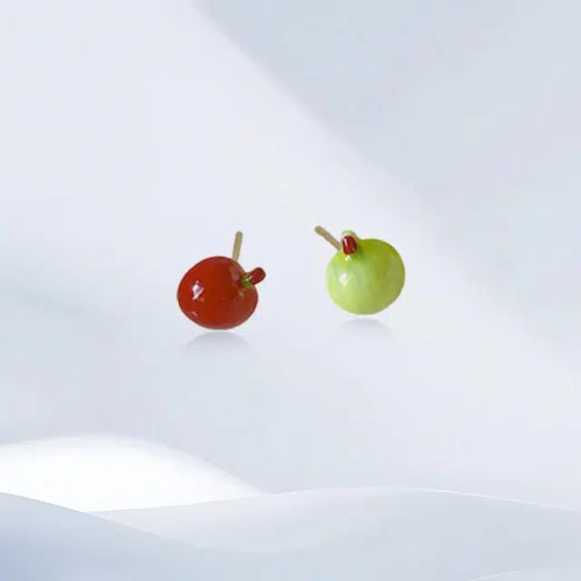 希遇 奇趣简雅 简约时尚  新中式国潮轻奢小众设计 可爱精致 清纯 日常百搭 合金 耳钉 男女同款情侣款