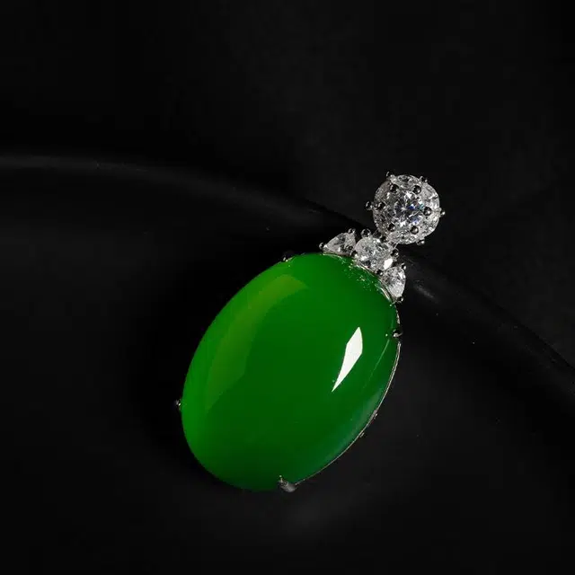 缘钰祥 原创设计高级感气质百搭新中式轻奢锁骨链 玉髓 项链 男女同款情侣款