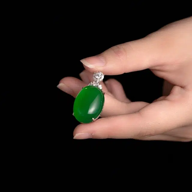 缘钰祥 原创设计高级感气质百搭新中式轻奢锁骨链 玉髓 项链 男女同款情侣款