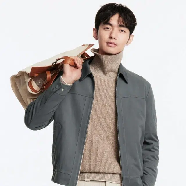 九牧王男裤专家 复古时尚商务羽绒服 男款