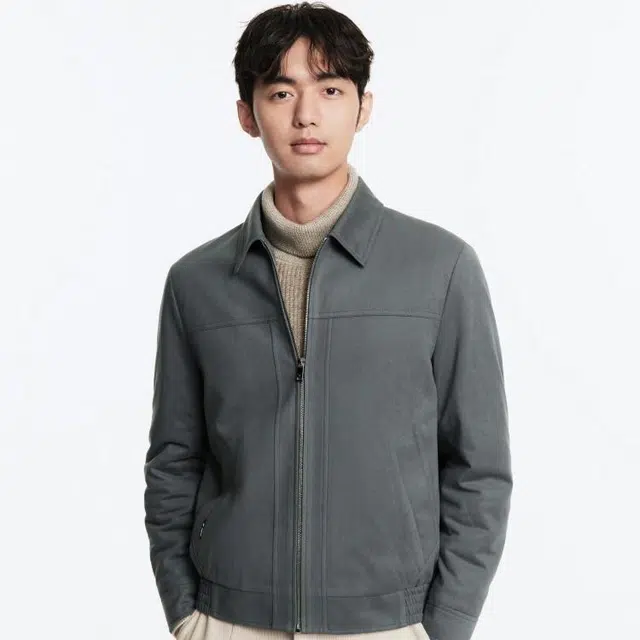 九牧王男裤专家 复古时尚商务羽绒服 男款
