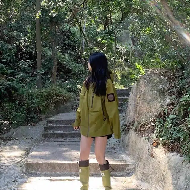 极限涡轮 美式纯色三防户外徒步露营时尚个性痞帅夹克外套 男女同款