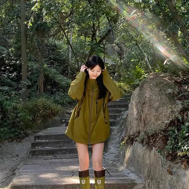 极限涡轮 美式纯色三防户外徒步露营时尚个性痞帅夹克外套 男女同款
