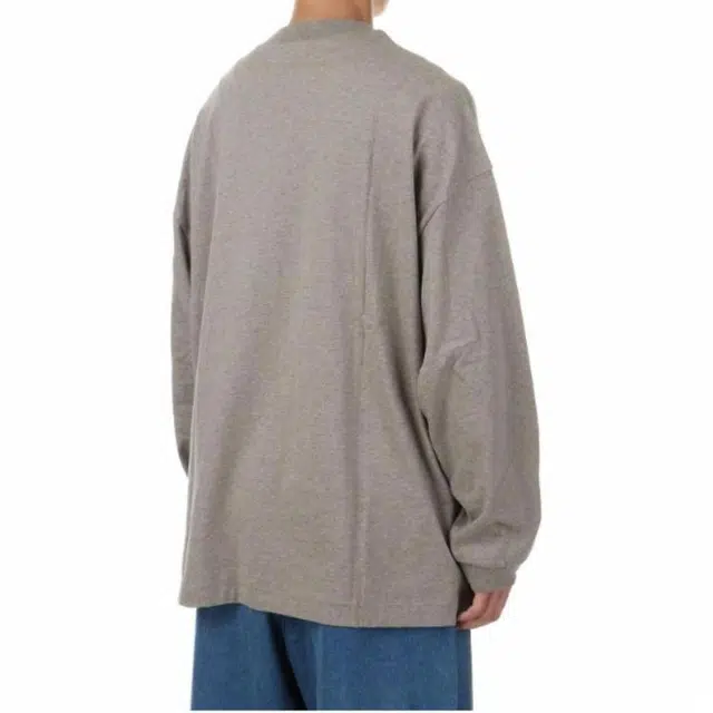 Fear of God Essentials SS24 LS TEE LOGO T Heather Grey