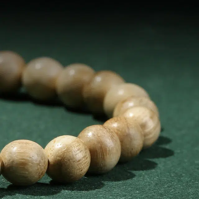 琢玉居 复古文艺设计 新中式文玩盘玩佛珠 转运珠 考研上岸 百搭配饰 檀木 木作手串 男女同款情侣款