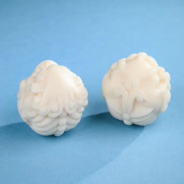 素于 国潮新中式盘玩貔貅家居茶艺随身把玩饰品高级文玩财源广进好运连连#幸运配饰 象牙果 菩提类手把件 男女同款情侣款