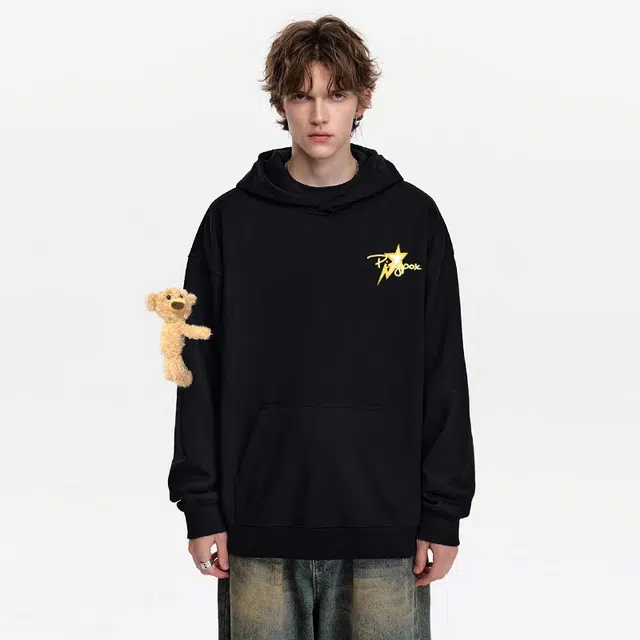 PISYPOX Star Print Hoodie