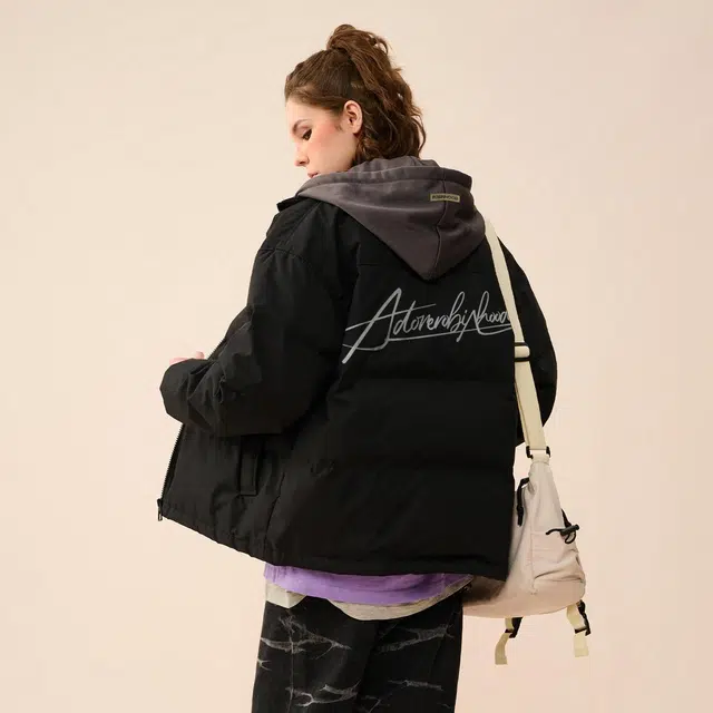 ROBINHOOD Basic Logo Down Jacket