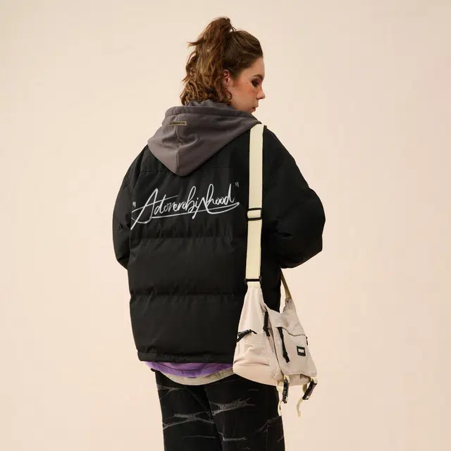 ROBINHOOD Basic Logo Down Jacket