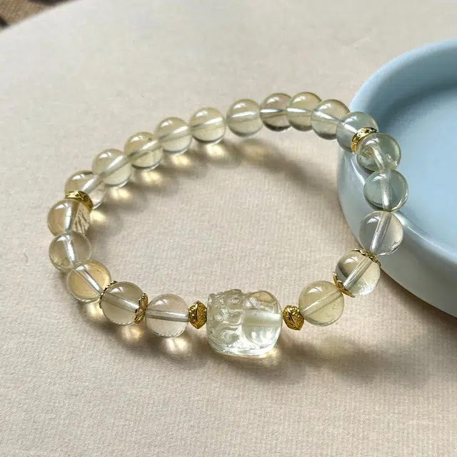 翠雅金楼 招财进宝貔貅 新中式国风有钱花吸金吞金兽事业运爆棚八方来财本命年蛇年好寓意#好运 水晶 手串 男女同款情侣款