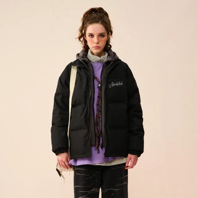 ROBINHOOD Basic Logo Down Jacket