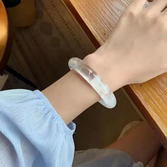 兰慕茵诺 轻奢小众 复古国潮风 温婉 搭配旗袍汉服 诸事顺利 #好运 水晶 手镯 女款