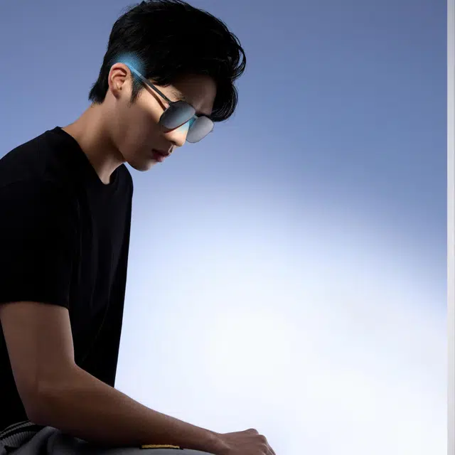 蕉下 开车专业防晒防紫外线高级感偏光 金属 方形 太阳眼镜 男女同款情侣款