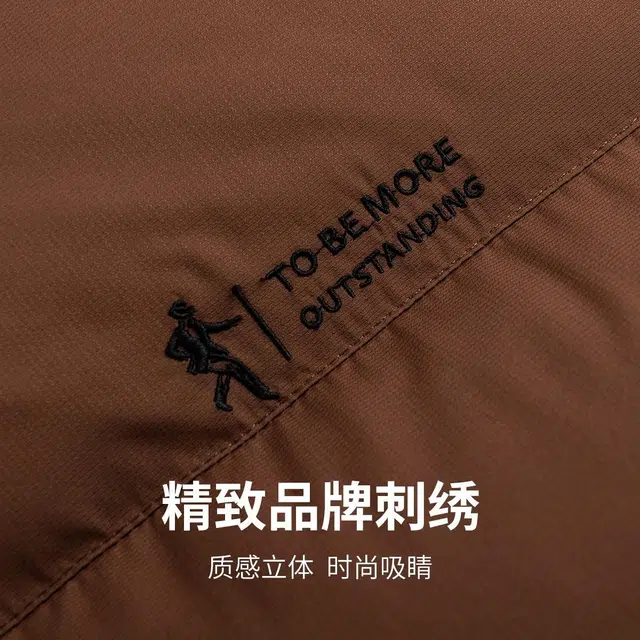 与狼共舞 时尚生活休闲日常百搭保暖加绒纯色羽绒服 男款