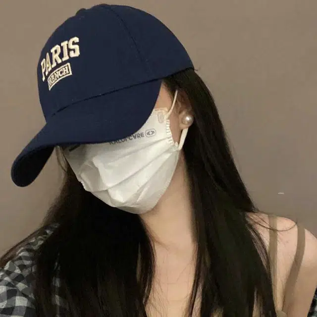 雅鹿 春夏季韩版字母刺绣棒球帽户外运动出行防晒遮阳软顶水洗学生百搭显脸小 棉 鸭舌帽 男女同款情侣款