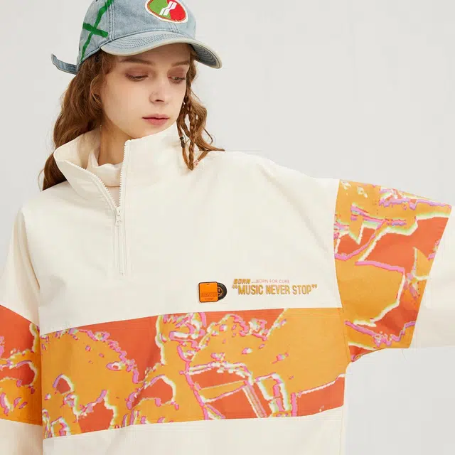 BEASTER Retro Patchwork Jacket