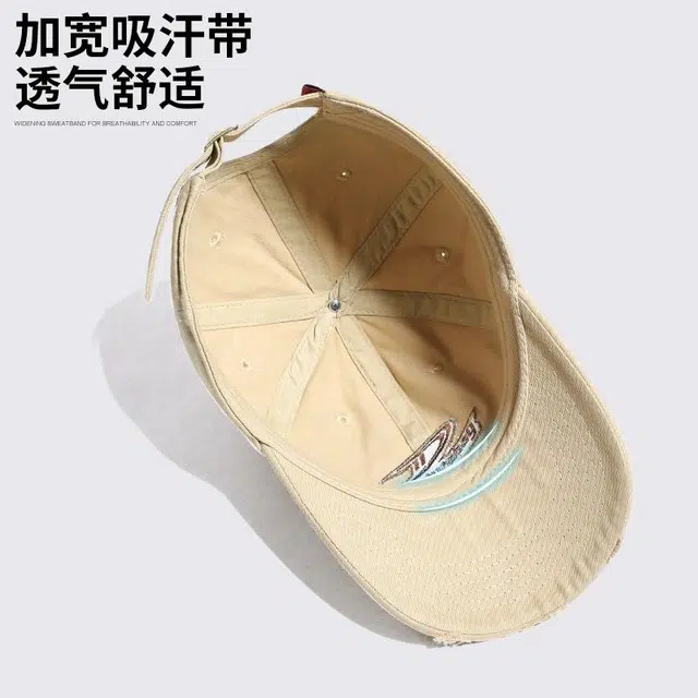 南极人 软顶大檐显脸小潮韩版深顶大脸圆脸适合户外遮阳休闲百搭 棉 鸭舌帽 男女同款情侣款