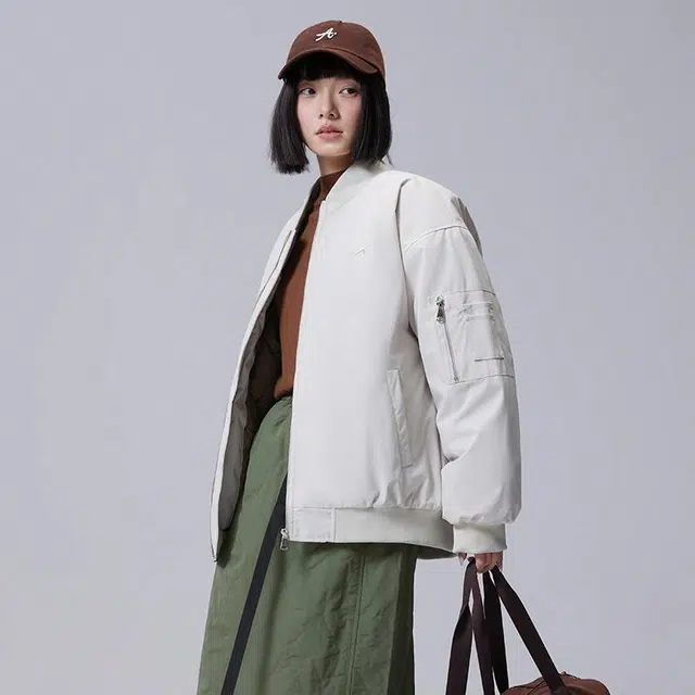贵人鸟 舒适保暖纯色百搭防风棉服 男女同款