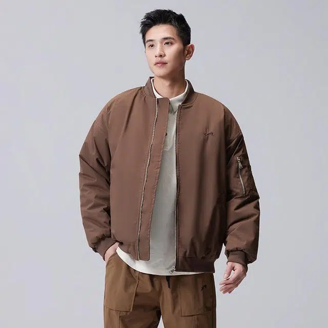 贵人鸟 舒适保暖纯色百搭防风棉服 男女同款