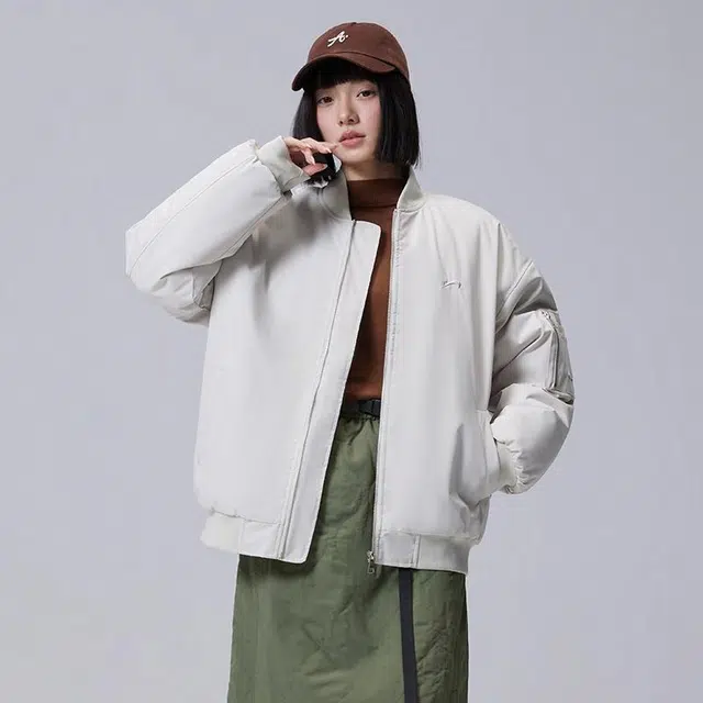 贵人鸟 舒适保暖纯色百搭防风棉服 男女同款