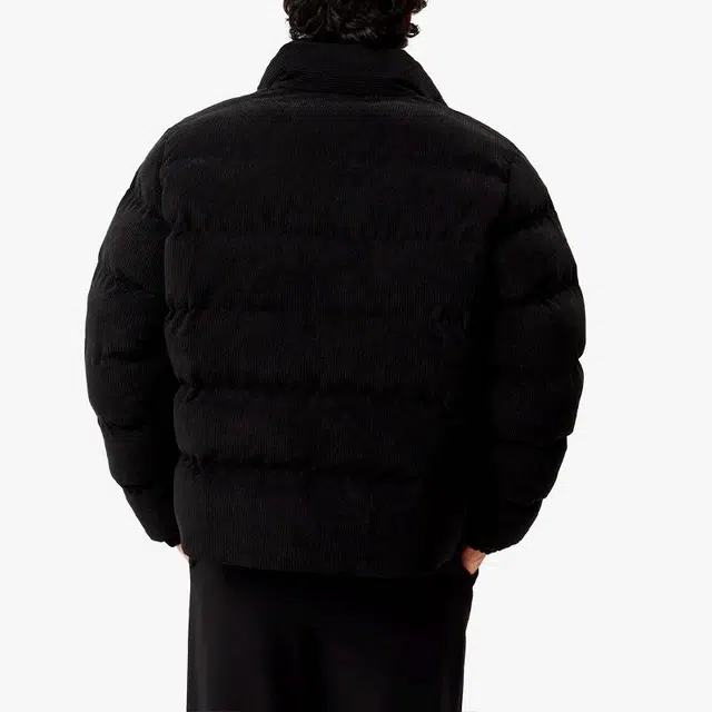 Lacoste Corduroy Zip Jacket Black