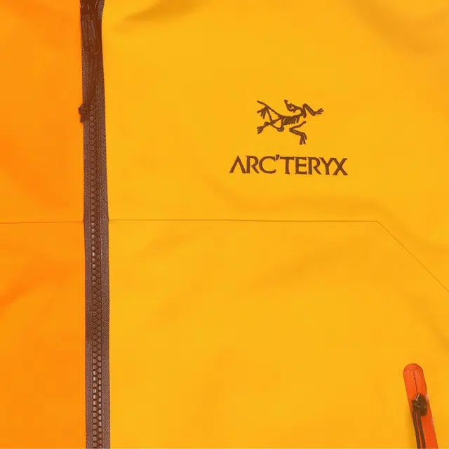 Arcteryx Beta Jacket Recut No.18 logo BlazeAmber Ale