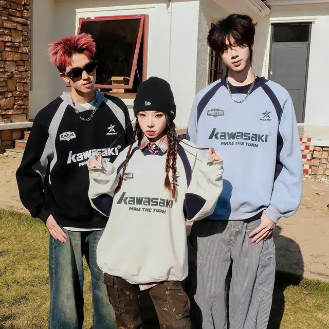 Kawasaki V-Neck Sweatshirt