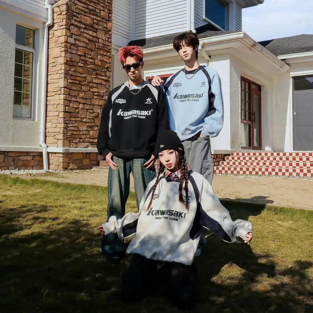 Kawasaki V-Neck Sweatshirt