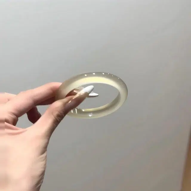 兰慕茵诺 新中式轻奢冰底香槟金 一步一响 温婉气质清冷感美人必备 显白素圈香槟色 #好运 琉璃 手镯 女款