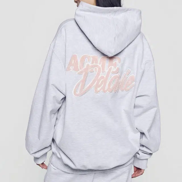 acme de la vie ADLV FW24 Logo Hoodie Gray
