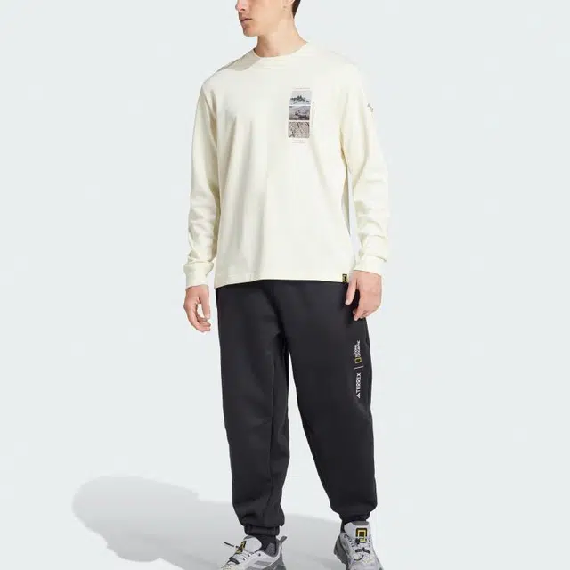 adidas Terrex National Geographic Long Sleeve Tee White