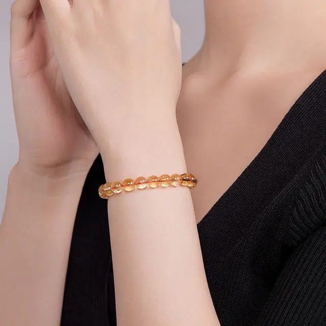 【财源滚滚】 金桂福 招财吸金黄塔晶 聚财早日暴富新中式复古时来运转八方来财本命年蛇年有钱花事业财运转运串珠#好运 水晶 手串 女款