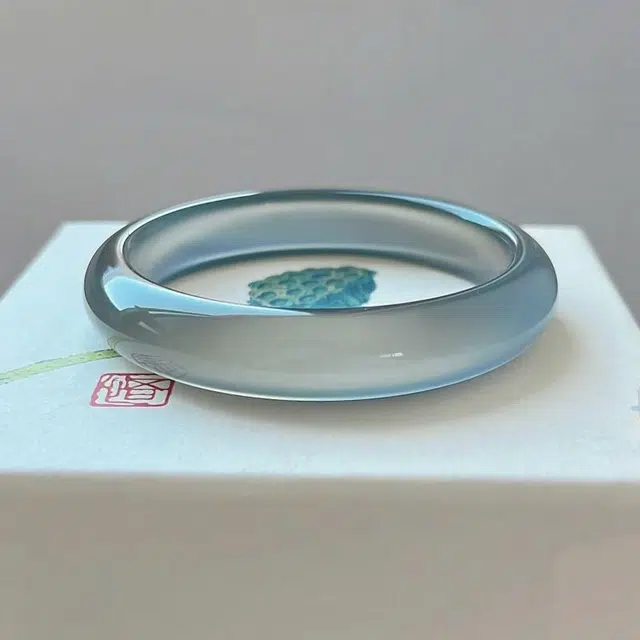 一世倾 新中式国潮古典雅致大气轻奢高级感晶莹剔透古韵国风水润库里蓝小众创意设计百搭好运 玛瑙 手镯 男女同款情侣款