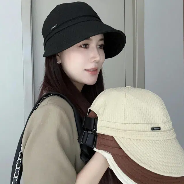 钓鱼熊 马术素颜遮脸显脸小 棉 渔夫帽 女款