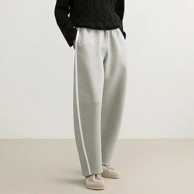 速写 宽松简约日常百搭中腰休闲裤 男款