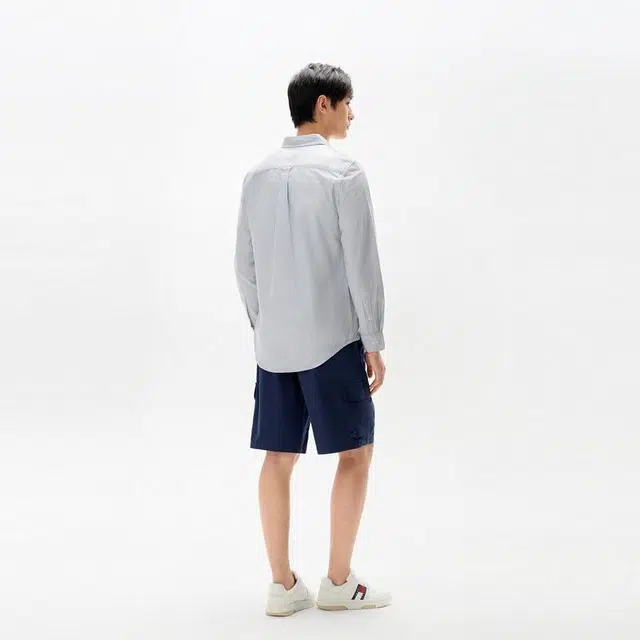 Tommy Hilfiger Oxford Stripe Shirt Slim Fit Long Sleeve