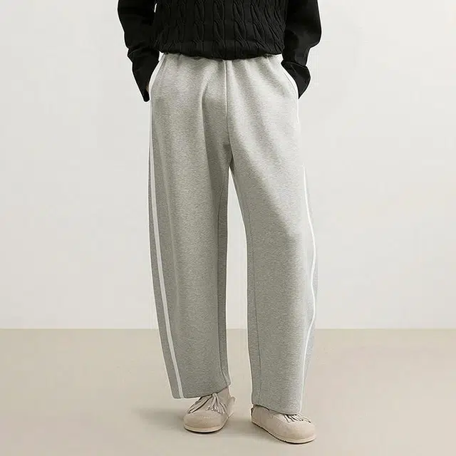 速写 宽松简约日常百搭中腰休闲裤 男款