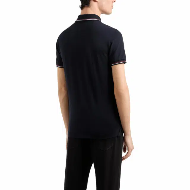 EMPORIO ARMANI Polo Shirt Stretch Piqu Micro Eagle T