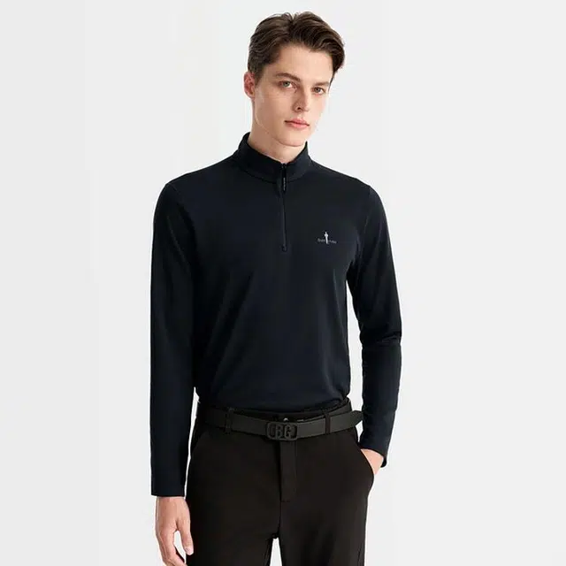 比音勒芬 轻量科技时尚休闲百搭简约舒适长袖立领卫衣 男款 （赠品牌扩香石+手提袋）