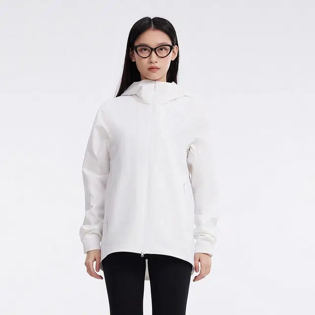 美特斯邦威 百搭城市户外简洁防泼连帽机能夹克外套 男女同款