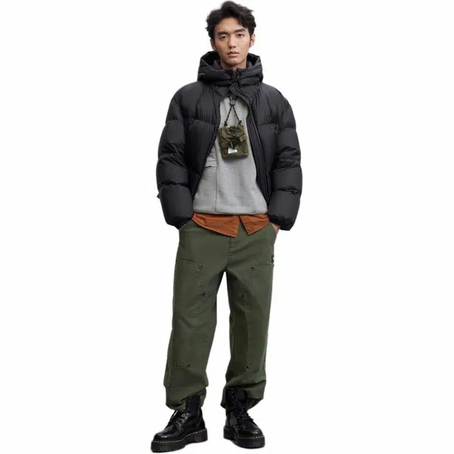 GAP Quilted Hooded Down Jacket