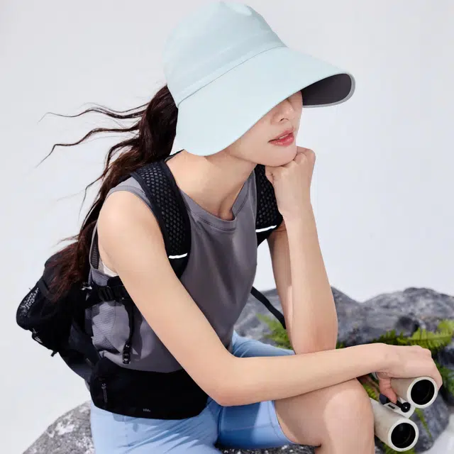 蕉下 全防护可拆卸户外遮阳 锦纶 防晒帽 女款