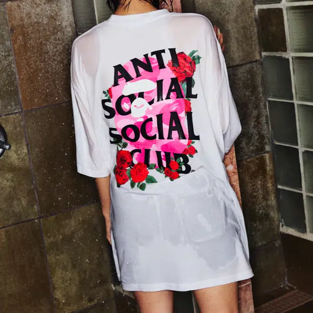 BAPE x ANTI SOCIAL SOCIAL CLUB FW24 logoT