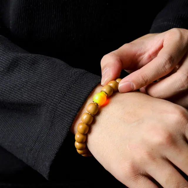 三檀小舍 欧珀国风国潮新中式 小众高级精工招财好运文玩盘玩 猴头核桃 手串 男女同款情侣款