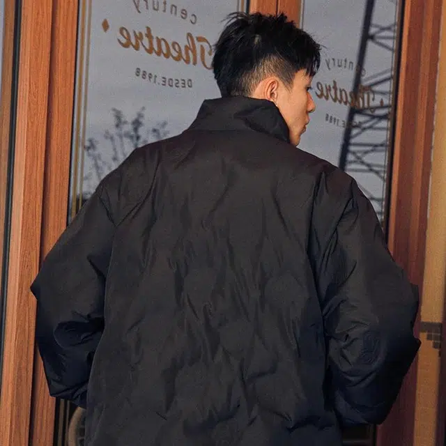 RickyisClown Swirl Rabbit 90 Duck Down Jacket