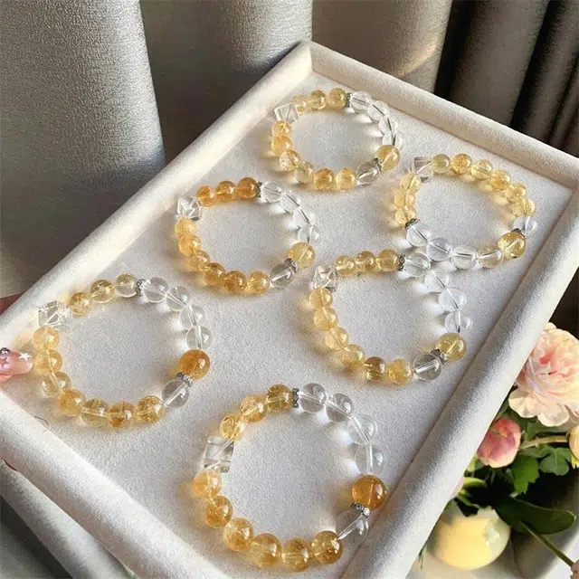 克拉日记 几何小众设计高级感方糖 水晶 手串 女款