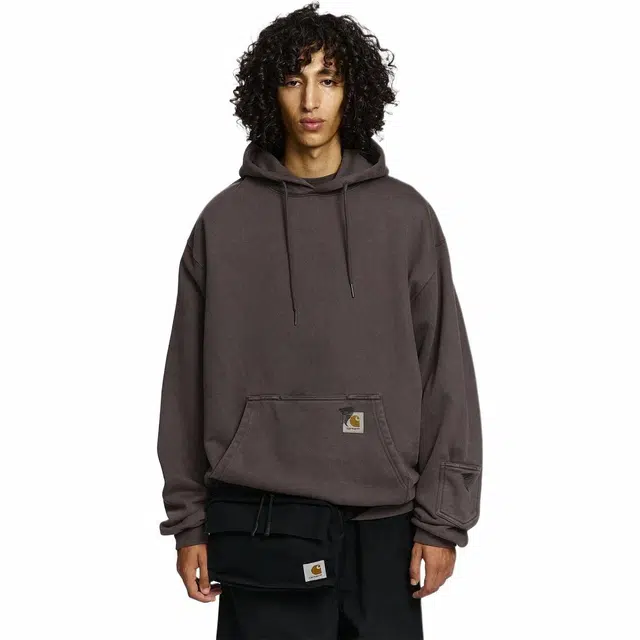 Carhartt WIP x Invincible FW24 Hooded Pigment Dyed Sweatshirt logo