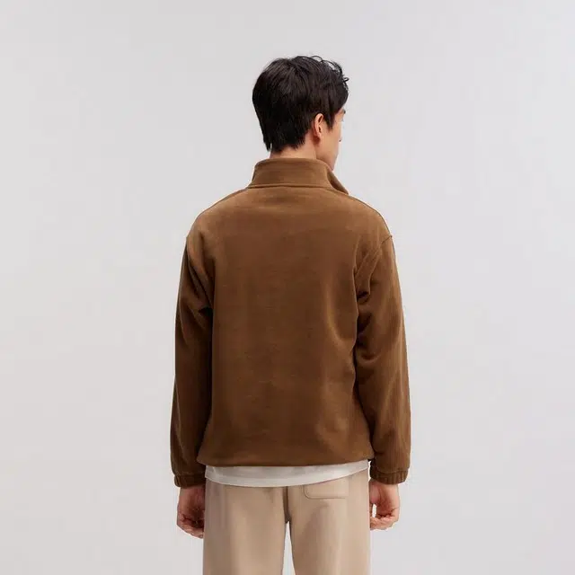 森马 摇粒绒半开襟卫衣 男款